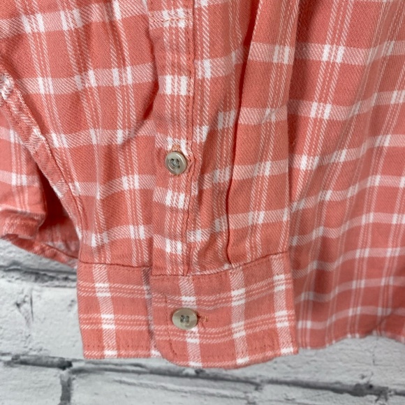 Goodthreads Pink Plaid Flannel Shirt size XXL - Picture 7 of 8
